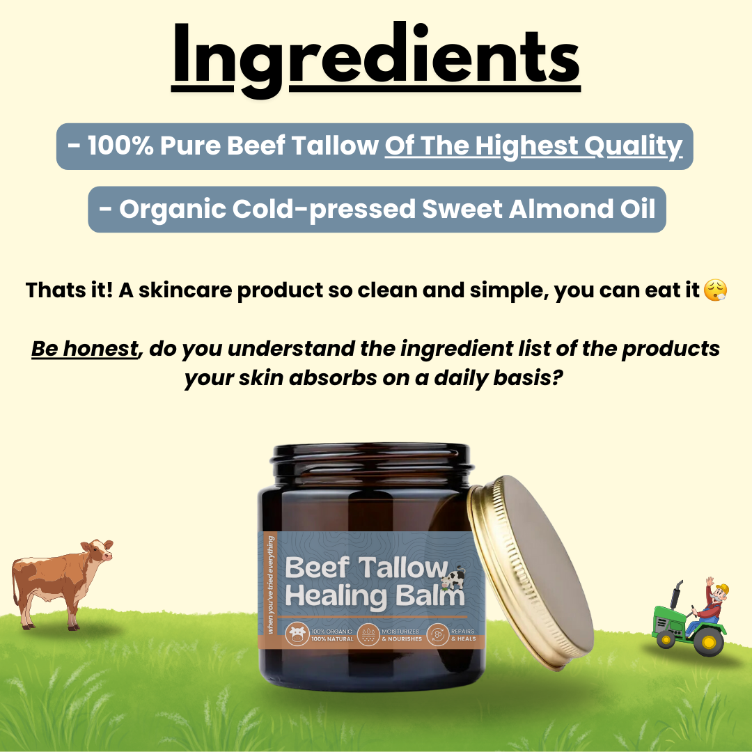 Beef Tallow Healing Balm - 2oz